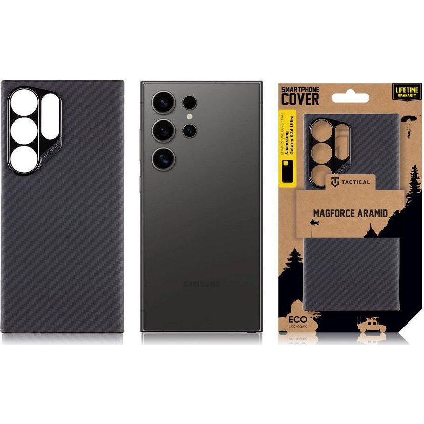 Etui Tactical MagForce Aramid do Samsung Galaxy S23 Plus, czarne.